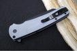 Pro Tech Malibu Flipper - Grey Anodized Aluminum Handle / Reverse Tanto Blade / CPM-Magnacut Steel / Black DLC Finish 5403-Grey - Northwest Knives
