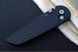Pro Tech TR-3 Integrity - Drop Point / Black DLC Finish / CPM-Magnacut Steel / "Relic" Black Textured Anodized Handle INT1106 - Northwest Knives