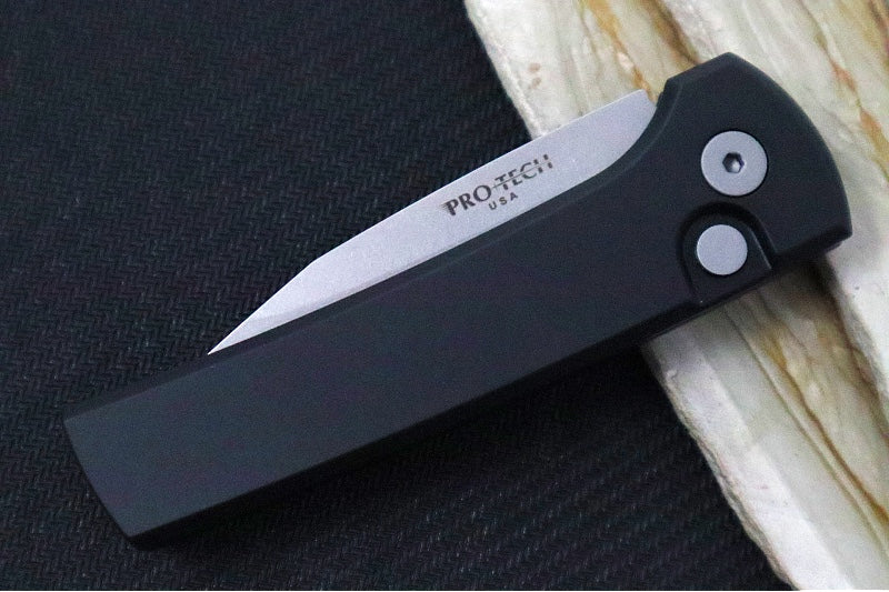 Pro Tech Chaves Scapegoat Compact Auto - Black Anodized Aluminum