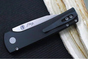 Pro Tech Chaves Scapegoat Compact Auto - Black Anodized Aluminum Handle / Clip Point Blade / CPM-MagnaMax Steel RCS1101 - Northwest Knives