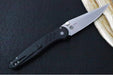 Pro Tech Avalon Peace Neighbor Design Manual - Drop Point Blade / Stonewashed Finish / CPM-Magnacut Steel / Black Knurled Anodized Handle PN1101 - Northwest Knives