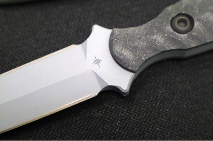 Toor Knives Specter R - Phantom Grey KG Gunkote Finished Blade / CPM-3V Steel / Black G10 Handle / Kydex Sheath 850049642835