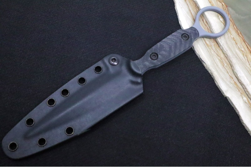 Toor Knives Specter R - Phantom Grey KG Gunkote Finished Blade / CPM-3V Steel / Black G10 Handle / Kydex Sheath 850049642835 - Northwest Knives