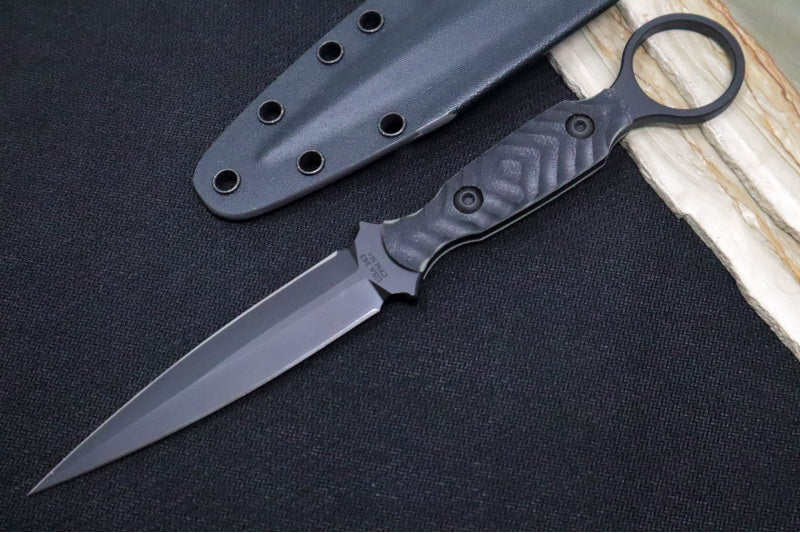 Toor Knives Specter R - Socom Black KG Gunkote Finished Blade / CPM-3V Steel / Black G10 Handle / Kydex Sheath 850049642828