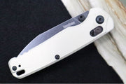 Kershaw Bel-Air Manual - Bright Nickel Anodized Aluminum Handle / Reverse Tanto Blade / BlackWash Finish / CPM-Magnacut Steel - Northwest Knives