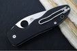 Spyderco Retract - Black G-10 Handle / Satin Finish / 9Cr18MoV Stainless Steel - C276GP - Northwest Knives