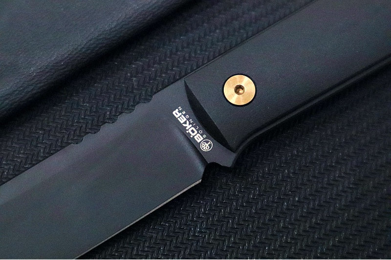 Boker BFF Packlite Stargaze - Removable Black Richlite Handle / CPM-Magnacut Steel / Black Cerakoted Drop Point Blade / Black Kydex Sheath 120751 - Northwest Knives