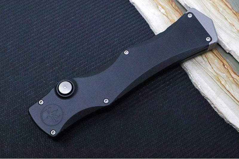 Microtech Marfione Select Microtech Halo IV Signature Series OTF - Tanto Blade / Hardcoat Anodized Alloy Handle with Double Vapor Blasted Stainless Steel Hardware 1151-10MS1 - Northwest Knives