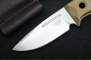 Benchmade 165-1 Mini Bushcrafter Fixed Blade - CPM-S30V / Drop Point / OD Green G-10 Handle - Northwest Knives