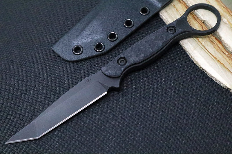 Toor Knives Serpent T Socom Black - Socom Black KG Gunkote Blade / CPM-M4 Steel / Black G-10 Handle / Kydex Sheath - Northwest Knives