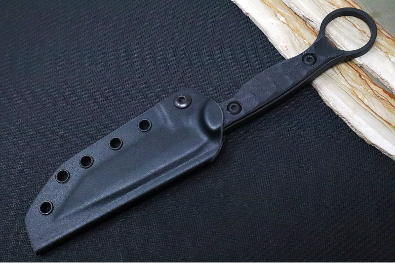 Toor Knives Serpent T Socom Black - Socom Black KG Gunkote Blade / CPM-M4 Steel / Black G-10 Handle / Kydex Sheath - Northwest Knives