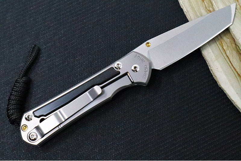 Chris Reeve Knives Small Sebenza 31 - Tanto / Bog Oak Inlay / CPM-Magnacut Steel S31-1130 (A1) - Northwest Knives