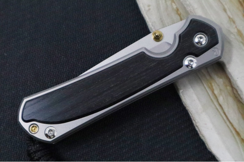 Chris Reeve Knives Small Sebenza 31 - Tanto / Bog Oak Inlay / CPM-Magnacut Steel S31-1130 (A1) - Northwest Knives