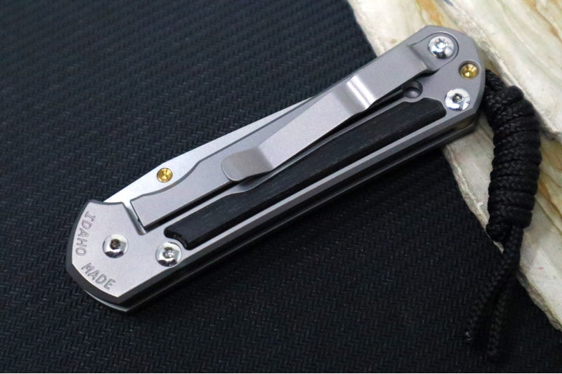 Chris Reeve Knives Small Sebenza 31 - Tanto / Bog Oak Inlay / CPM-Magnacut Steel S31-1130 (A1) - Northwest Knives