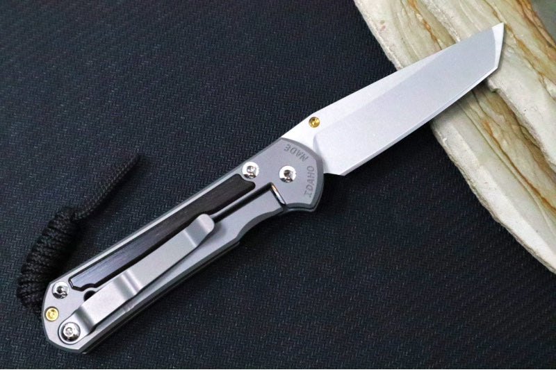 Chris Reeve Knives Small Sebenza 31 - Tanto / Bog Oak Inlay / CPM-Magnacut Steel S31-1130 (A2) - Northwest Knives