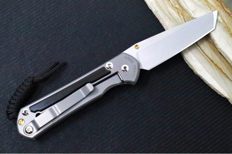 Chris Reeve Knives Small Sebenza 31 - Tanto / Bog Oak Inlay / CPM-Magnacut Steel S31-1130 (A3) - Northwest Knives