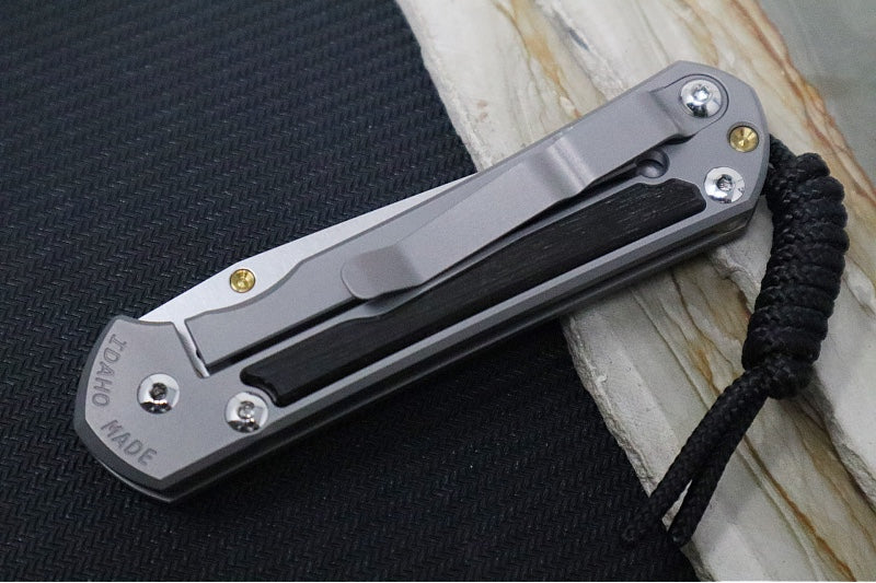Chris Reeve Knives Small Sebenza 31 - Tanto / Bog Oak Inlay / CPM-Magnacut Steel S31-1130 (A3) - Northwest Knives