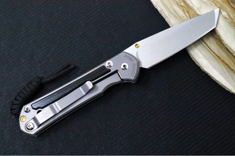 Chris Reeve Knives Small Sebenza 31 - Tanto / Bog Oak Inlay / CPM-Magnacut Steel S31-1130 (A4) - Northwest Knives