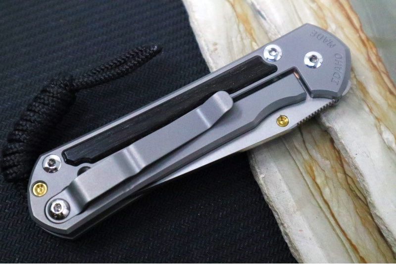 Chris Reeve Knives Small Sebenza 31 - Tanto / Bog Oak Inlay / CPM-Magnacut Steel S31-1130 (A4) - Northwest Knives