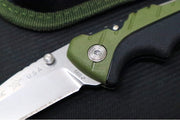 Buck 660 Large Pursuit Folder- Drop Point Blade with Guthook / 420HC Stainless Steel / Green Glass Filled Nylon with Versaflex 0660GRG-B - Northwest Knives