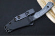 Tactile Knife Co Redhawk Fixed Blade - Black Canvas Micarta Handle / CPM-Magnacut Steel / Black Cerakote Finish / Reverse Tanto Blade - Northwest Knives