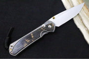 Chris Reeve Knives Large Sebenza 31 Left Handed - Drop Point Blade / Bog Oak Inlay L31-1101 (A2) - Northwest Knives