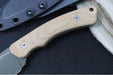 Tactile Knife Co Redhawk Fixed Blade - Natural Canvas Micarta Handle / CPM-Magnacut Steel / OD Green Cerakote Finish / Reverse Tanto Blade - Northwest Knives