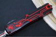 Microtech Ultratech Signature Series TRON Gen IV OTF - Black & Red Finish / Dagger Blade / Black & Red Anodized Aluminum Handle 11224-1RDROS - Northwest Knives