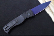 Pro Tech Tactical Response 2 Auto - Black Anodized Aluminum Handle / Textured Corners / Abalone Push Button / Sapphire PVD Coated Blade / CPM-Magnacut Steel TR203-SB - Northwest Knives