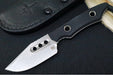 Heretic Knives Kobold Fixed Blade - Clip Point Blade / CPM-Magnacut Steel / Stonewash Finish / Black G-10 Handle H065-2A-BLK-G10 - Northwest Knives
