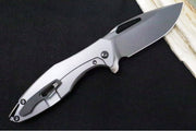Koenig Arius - Standard with Smooth Titanium Handle / Brightwashed DLC M390 Blade & Polished Flats / DLC Hardware & Clip & Spacer Hardware (Gen 4) - Northwest Knives