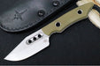 Heretic Knives Kobold Fixed Blade - Clip Point Blade / CPM-Magnacut Steel / Stonewash Finish / OD Green G-10 Handle H065-2A-OD-G10 - Northwest Knives