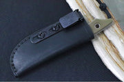 Heretic Knives Kobold Fixed Blade - Clip Point Blade / CPM-Magnacut Steel / Stonewash Finish / OD Green G-10 Handle H065-2A-OD-G10 - Northwest Knives