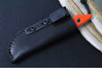 Heretic Knives Kobold Fixed Blade - Clip Point Blade / CPM-Magnacut Steel / Stonewash Finish / Orange G-10 Handle H065-2A-OG-G10 - Northwest Knives