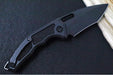 Heretic Knives Medusa Auto Limited Edition - Tanto Cerakoted & Hand Painted Blade / Secret Cel Shaded Cerakoted Aluminum Handle with Black Grip Inlays / CPM-Magnacut Steel H011-CS-SC - Northwest Knives
