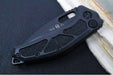 Heretic Knives Medusa Auto Limited Edition - Tanto Cerakoted & Hand Painted Blade / Secret Cel Shaded Cerakoted Aluminum Handle with Black Grip Inlays / CPM-Magnacut Steel H011-CS-SC - Northwest Knives