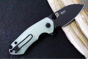 GiantMouse ACE Riv - Jade G-10 Handle / PVD Blackwash Finish / CPM-Magnacut Steel - RIV-LL-JADE-G10 - Northwest Knives