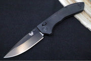 Benchmade 748BK-01 Narrows - Black DLC Titanium Handle / M390 Steel / Black DLC Drop Point Blade / Black DLC Hardware - Northwest Knives