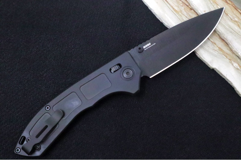 Benchmade 748BK-01 Narrows - Black DLC Titanium Handle / M390 Steel / Black DLC Drop Point Blade / Black DLC Hardware - Northwest Knives