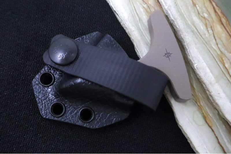 Toor Knives Thor's Hammer - Canyon Drab Coated Handle / 4140 Blade / Kydex Sheath 850049642538