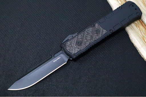 Guardian Tactical APEX OTF - Black Anodized Aluminum & Carbon Fiber Handle / CPM-MagnaMax Steel / Black Tactical Finish / Single Edge Blade 152111 - Northwest Knives