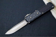Guardian Tactical APEX OTF - Black Anodized Aluminum & Carbon Fiber Handle / CPM-MagnaMax Steel / Bronzed Gunmetal Finish / Single Edge Blade 152911 - Northwest Knives