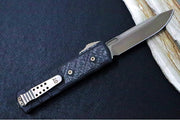 Guardian Tactical APEX OTF - Black Anodized Aluminum & Carbon Fiber Handle / CPM-MagnaMax Steel / Bronzed Gunmetal Finish / Single Edge Blade 152911 - Northwest Knives