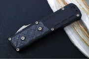 Guardian Tactical APEX OTF - Black Anodized Aluminum & Carbon Fiber Handle / CPM-MagnaMax Steel / Bronzed Gunmetal Finish / Single Edge Blade 152911 - Northwest Knives