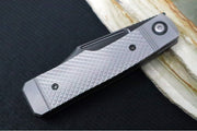 Jack Wolf Knives Gunslinger Jack Slip Joint - Titanium Cross Hatch Handle / Titanium Liners & Bolsters / CPM-S90V Steel - Northwest Knives