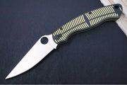 Spyderco Military 2 Salt - CPM-Magnacut Steel / Satin Blade / Yellow & Black G-10 Handle C36GBKYLMCP2 - Northwest Knives