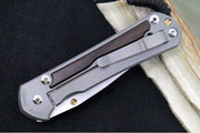 Chris Reeve Large Sebenza 31 LEFT HAND - Drop Point Blade /  Macassar Ebony Inlay / CPM-Magnacut (A1) L31-1117 - Northwest Knives