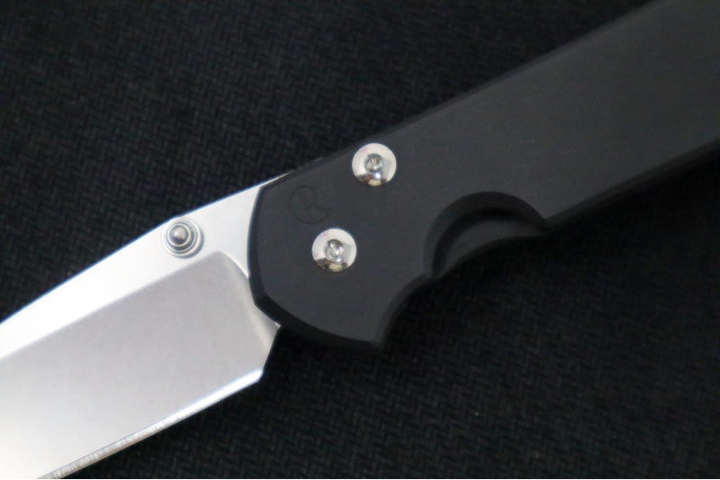 Chris Reeve Knives Small Sebenza 31 NWK Exclusive - Drop Point Blade / CPM-Magnacut Steel / Armor Black Cerakote Handle / Grey Lanyard S31-1734 - Northwest Knives