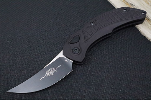 Garage Sale Microtech Brachial Auto - Black Anodized Aluminum Handle / Black Blade 268A-1T - Northwest Knives
