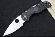 Spyderco Native 5 Lightweight - Black FRN Handle / Satin Finish / CPM-S30V Steel / Leaf Shaped Blade C41PBK5 - Northwest Knives